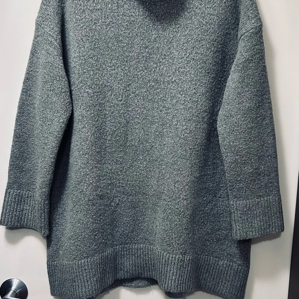 Zara Gray Cowl Neck Sweater - Picture 3 of 9
